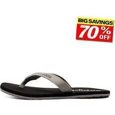 Grey Flip-Flops Adidas eezay mens stylish fashion slip-on summer sliders flip-flops sandals grey