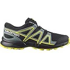 Salomon Speedcross Kinder Trailrunning-Schuhe, Schwarz (Black/Black/Evening Primrose)