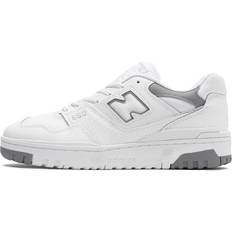 New Balance 550 White Grey Cream Sneakers unisex Gummi/Nubukleder/Netz/Textil Weiß