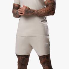 Gym King Taped Jersey Short - Light Stone