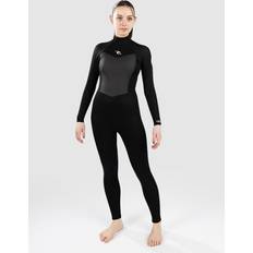 Hood Wetsuits Rip Curl Womens Omega 3/2mm GBS Back Zip Wetsuit Black US 14