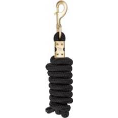 Longes et Licols Back On Track Ace Lead Rope, Black/Gold