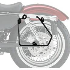 Motorcycle Equipment Craftride Satteltaschenhalter passend für Harley Davidson Sportster 1200 95-99 links schwarz-schwarz