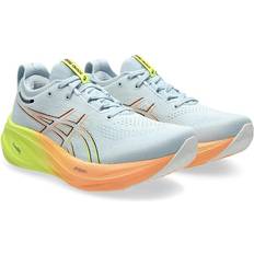 Asics Gel-Nimbus - Women Shoes Asics Women's Gel-Nimbus Running Shoes, 7, Cool Grey/Safety Yellow