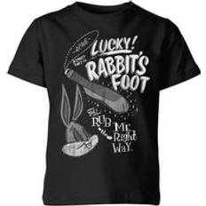 Original Hero Looney Tunes ACME Lucky Rabbits Foot Kids' T-Shirt Black 5-6 Years