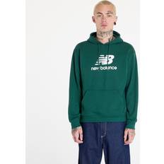 New Balance Tops New Balance French Terry Logo Hoodie - Nightwatch Green