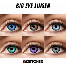 Kontaktlinser Purple Big Eye Linser 3 md