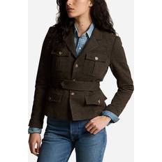 Polo Ralph Lauren Dame Blazere Polo Ralph Lauren Polo Ralph Lauren Wool Herringboneblz Kvinde Loden Blazere hos Magasin