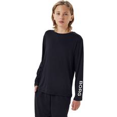 Björn Borg Överdelar Björn Borg Long Sleeve T-Shirt Junior, 170, BLACK BEAUTY