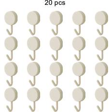 White Towel Hooks Dechoicelife Self Adhesive Wall Hook 20pcs White