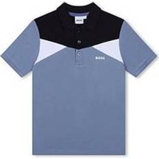 Polo Shirts BOSS BOSS Boys Colour Block Polo Shirt Blue, Blue, Years YEARS