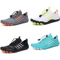 White Water Shoes Phxpxi wenli, Mens & Womens Water Shoes Quick-drying Barefoot Shoes Breathable Anti Slip Climbing Hiking Upstream Swimming Sneakers White