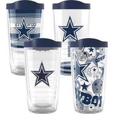 Dallas Cowboys Sports Fan Products Tervis Dallas Cowboys Four-Pack 16oz. Classic Tumbler Set