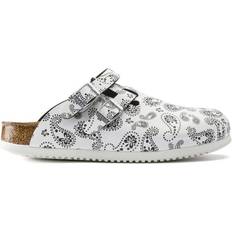 Sko Birkenstock Kay SL Narrow Fit Dame Sandaler - Hvid/Sort