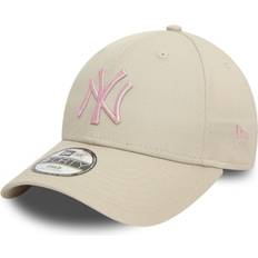 Beige Kepsar Barnkläder New Era 9Forty Kinder Child Cap GLITTER York Yankees