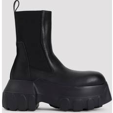 Rick Owens Skor Rick Owens Black Porterville Beatle Mega Tractor Chelsea Boots BLACK/BLACK IT