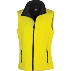 Femme - Jaune Manteaux Result Doudoune Femme Softshell - Blanc/Noir