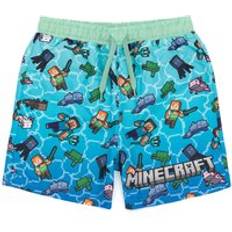 Blue Swim Shorts Minecraft Swim Shorts Blue 5-6 Years