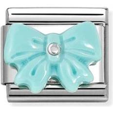 Nomination Armbånd Nomination Turquoise Bow Charm Blue