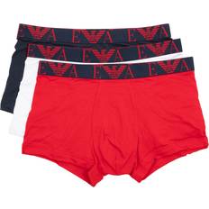 Emporio Armani Herenondergoed Emporio Armani Knit 3-Pack - Marin/Rosso Lac/Bian