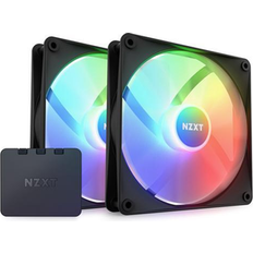 Fläkt hub NZXT F140 RGB Core Fan RF-C14DF-B1 140mm Hub-Mounted RGB Fan PWM Control Double Black 140mm