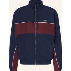 Tessuto Tecnico - Uomo Giubbotti Lacoste Short Water-Repellent Sportsuit Jacket Navy Blue Bordeaux