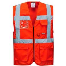 Work Clothes Portwest Berlin High Visibility Executive Vest