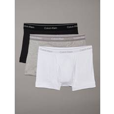 Calvin Klein Cotton Classics Grå/svarta/vita trunks, 3-pack-Flera