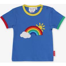 Organic Rainbow Sun and Cloud Applique T-Shirt 3-6m 68cm