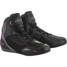 Femme Bottes de moto Alpinestars ladies women's faster drystar motorcycle boots (black/grey/pink) Woman