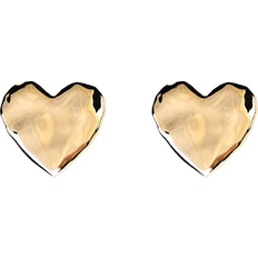 Emma Israelsson Örhängen Emma Israelsson Organic Heart Earrings Gold