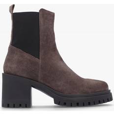 Grey Chelsea Boots Daniel Luxor Grey Suede Block Heel Chelsea Boots 41, Colour: Gre