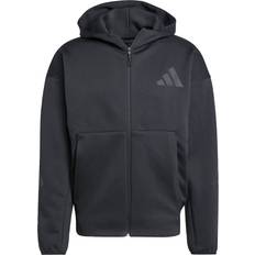 Adidas Z.N.E. Full-Zip Hooded Track Jacket - Black