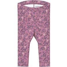 Floral Pantalons Name It Leggings NbfNinne Mauve Orchid 62 Leggings