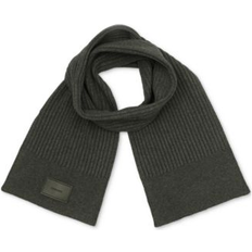 Calvin Klein Scarfs Calvin Klein Men's Mixed Stitch Scarf Charcoal (ONE SIZE)