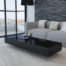 vidaXL Salontafel Hoogglans Zwart