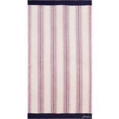 Joules Fruity Stripe Cotton Towels - Bath Towel Pink, Beige
