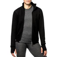 Unisex - XXS Jakker Woolpower Full Zip Jacket 400 Wool jacket S, black