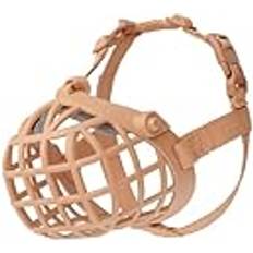 Baskerville Wide Fit Dog Muzzle Brown Size 1