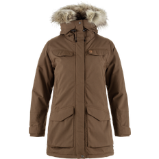 Fjällräven Femme Manteaux Fjällräven Nuuk Lite Parka Braun Frau