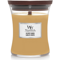 Brown Scented Candles Woodwick Gilded Sands 9.9cm x 9.9cm x 11.4cm Scented Candle