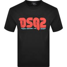 DSquared2 Men Clothing DSquared2 Logo T Shirt Black