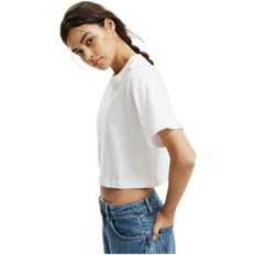 Cotton On Women's Cropped Boxy Tee White (XXSmall)