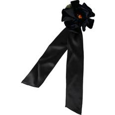Brun Brocher Dolce & Gabbana Blomstret Hårnål Brooch Sort