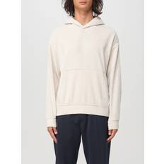 Herren - Samt Oberteile Emporio Armani OFFICIAL STORE Sweatshirt Mit Kapuze Aus Geripptem Velours