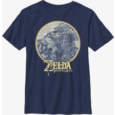 Children's Clothing BoxLunch The Legend of Zelda: Breath of the Wild Champions of Hyrule Youth T-Shirt NAVY