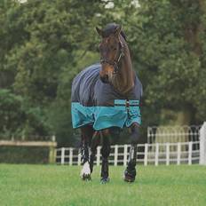 Horseware Horse Rugs Horseware Mio Turnout Blanket Black/Teal (75)