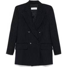 XXXS Blazer Max Mara Albany gestreifter zweireihiger Blazer