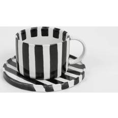Olsson & Jensen Monica With Saucer Black Cup