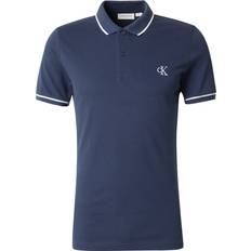 Clothing Calvin Klein Jeans Tipping Slim Fit Polo Shirt Blue, Blue, 2Xl, Men